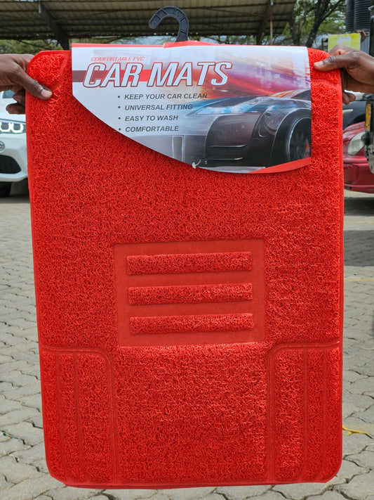 Comfortable pvc  5 seater car mats
